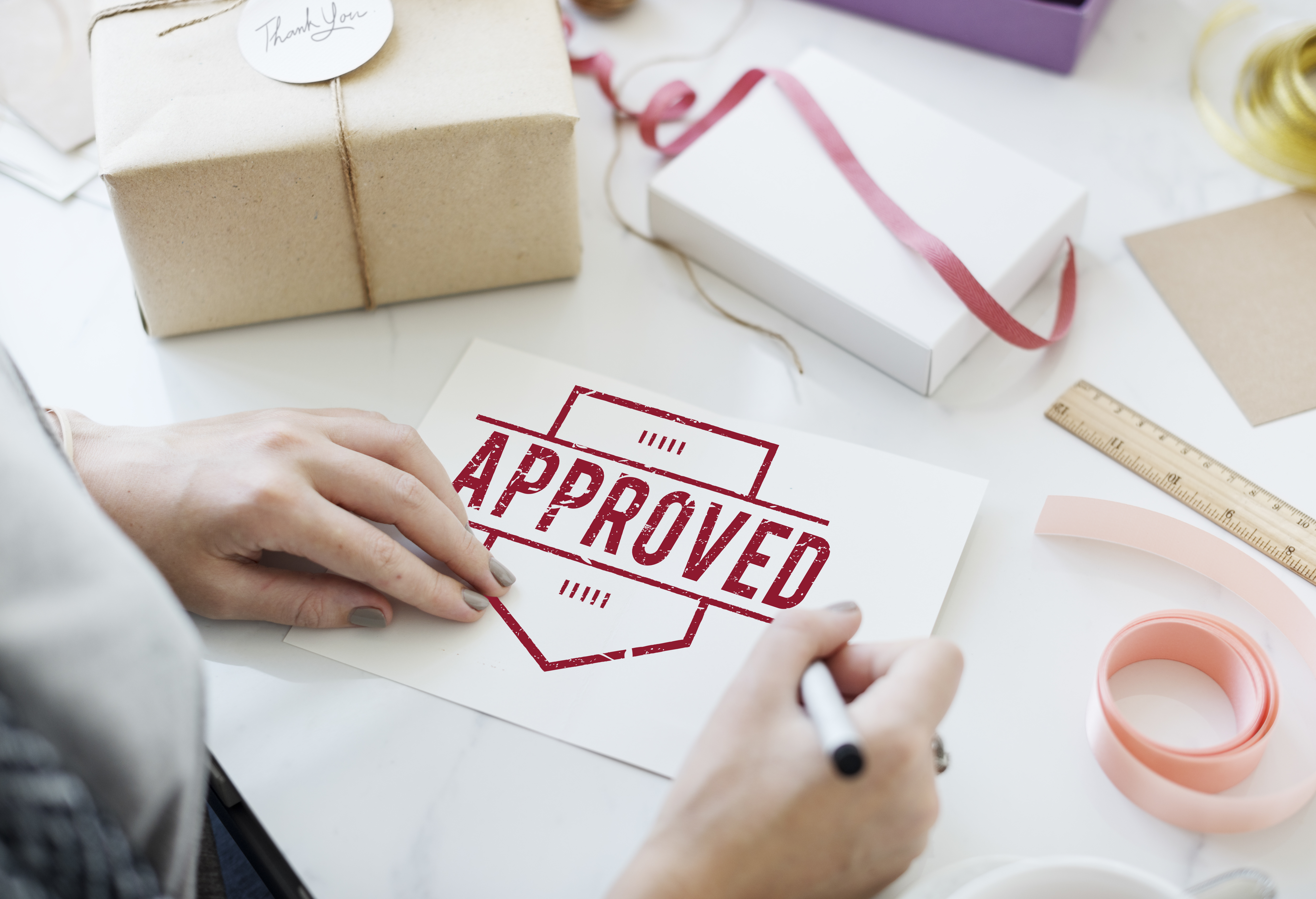 Approved Authentic Quality Guaranteed Product Concept